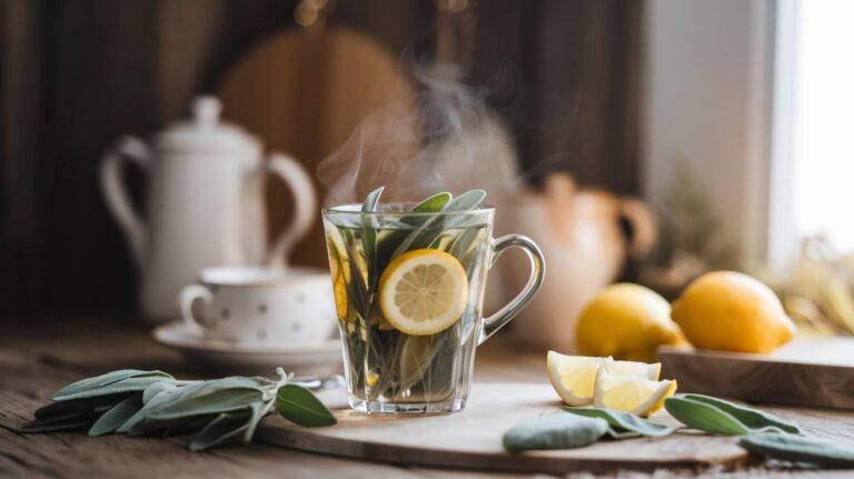 Ce mélange sauge-citron réduit l’odeur de friture dans la maison, parfait pour cet hivers