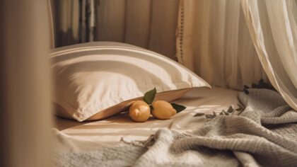 Deux feuilles de citronnier sous oreiller, l’astuce maison qui apaise enfin l’endormissement des enfants