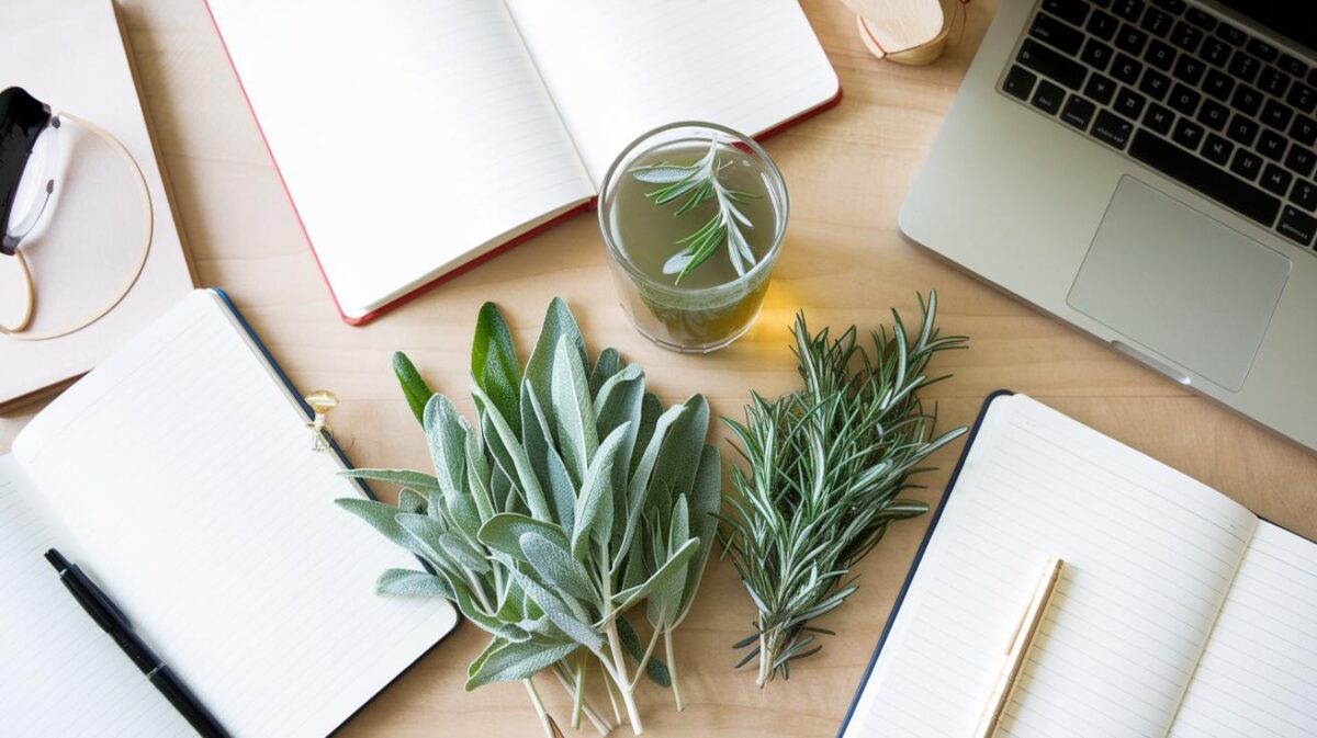 Sauge + romarin : cocktail mémoire des étudiants en panique