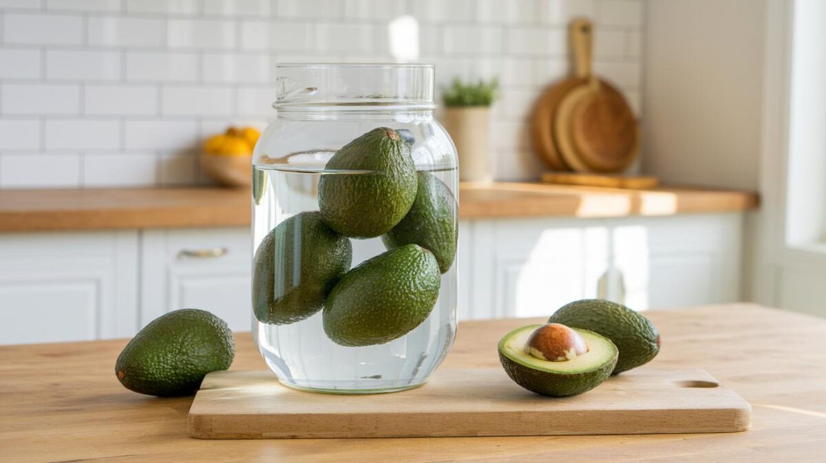 Avocats : la technique du bocal qui les garde verts et non fibreux plusieurs semaines