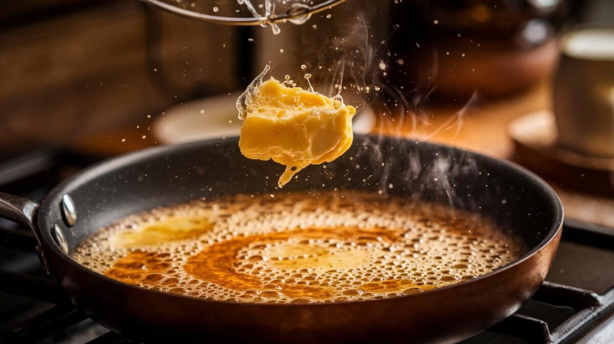 Beurre noisette : le bruit à écouter pour s’arrêter au point parfait