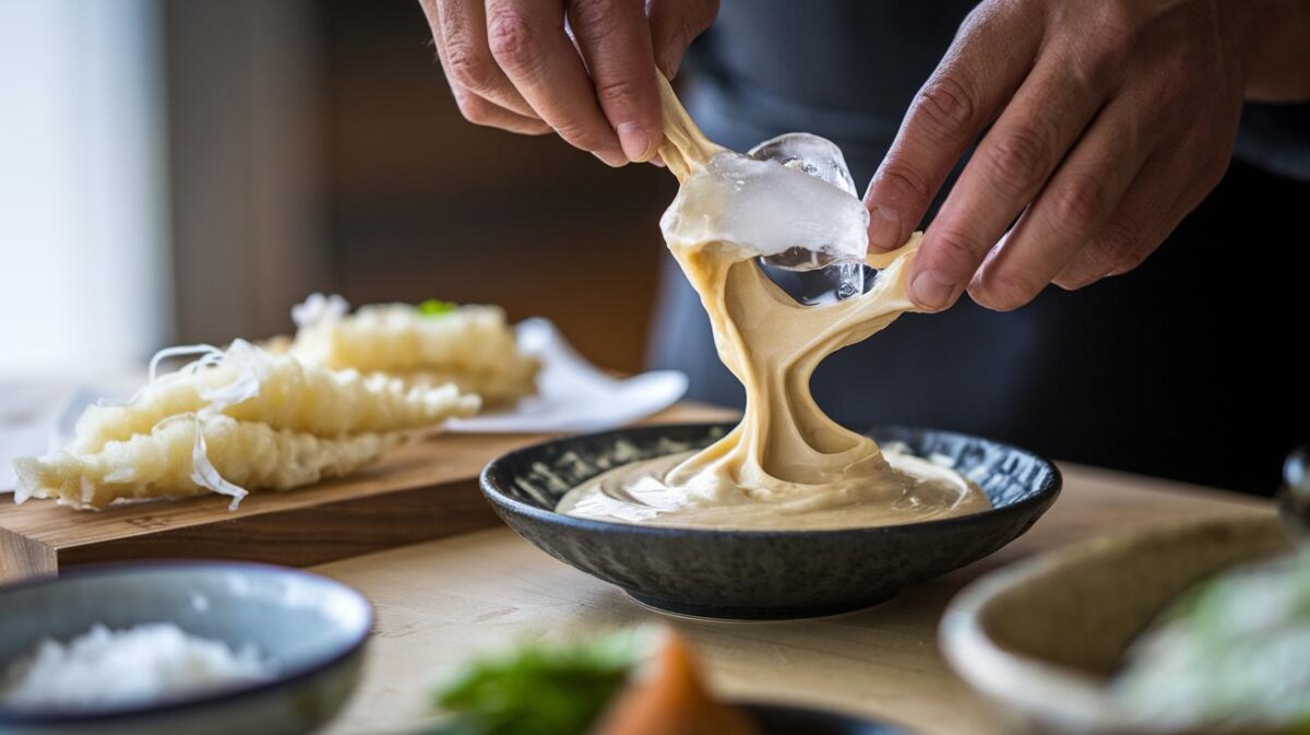 Le glaçon dans la pâte à beignet : truc de sushiya pour une tempura aérienne