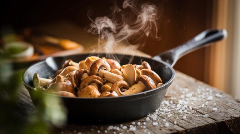 Poêlée de champignons : le timing du sel qui change tout (et évite la flaque)